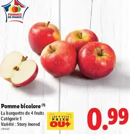Lidl Pomme bicolore offre