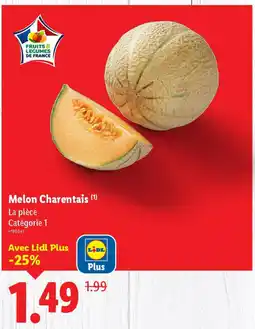Lidl Melon Charentais offre