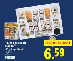 Lidl Plateau de sushis Kazoku offre