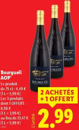 Lidl Bourgueil AOP offre