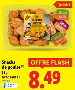 Lidl Snacks de poulet offre