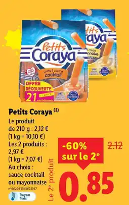 Lidl Petits Coraya offre