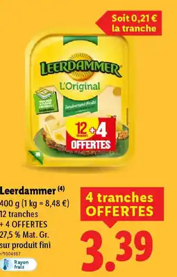 Lidl LEERDAMMER offre