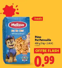Lidl MELISSA Pâtes Pat Patrouille offre