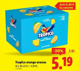 Lidl Tropico orange ananas offre