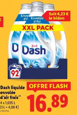 Lidl DASH liquide envolée d'air frais offre