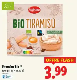 Lidl Tiramisu Bio offre