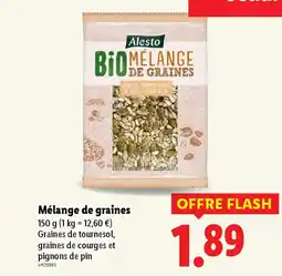 Lidl Mélange de graines offre