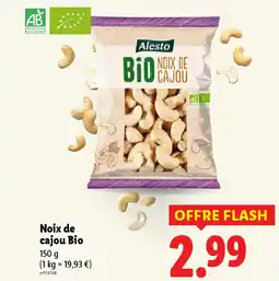 Lidl Noix de cajou Bio offre