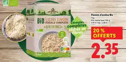 Lidl Flocons d'avoine Bio offre