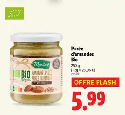 Lidl Purée d'amandes Bio offre