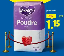 Lidl NAVARRE Sucre en poudre offre
