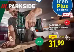 Lidl PARKSIDE Perceuse-visseuse sans fil offre