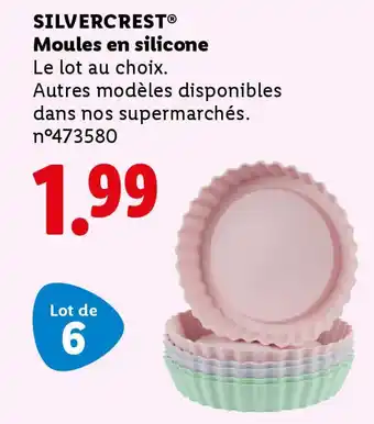 Lidl SILVERCREST Moules en silicone offre