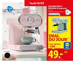 Lidl SILVERCREST Machine à expresso offre