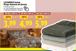 Lidl LIVARNO HOME Drap-housse en jersey offre