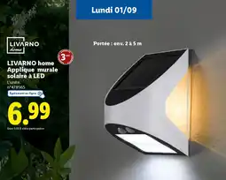 Lidl LIVARNO HOME Applique murale solaire à LED offre