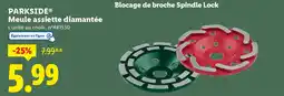 Lidl PARKSIDE Meule assiette diamantée offre