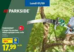 Lidl PARKSIDE Coupe-branches télescopique avec scie offre