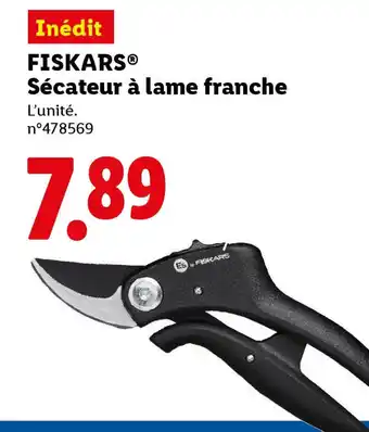 Lidl FISKARS Sécateur à lame franche offre