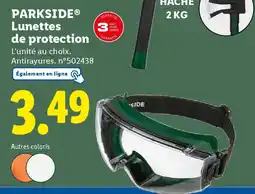 Lidl PARKSIDE Lunettes de protection offre
