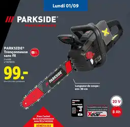 Lidl PARKSIDE Tronçonneuse sans fil offre