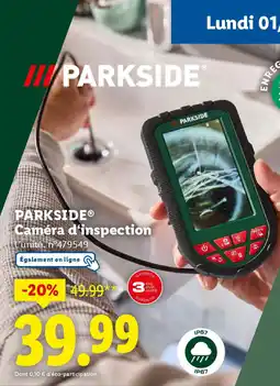 Lidl PARKSIDE Caméra d'inspection offre