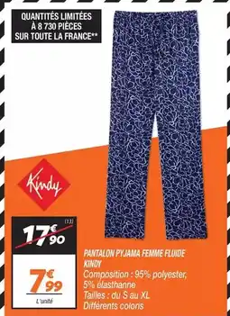 Netto Kinder - pantalon pyjama femme fluide offre