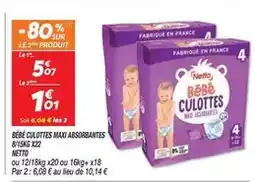 Netto Netto - bébé culottes max absorbantes offre
