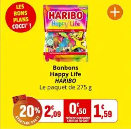 Coccimarket HARIBO Bonbons Happy Life offre