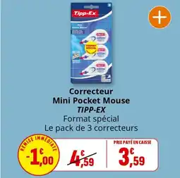 Coccimarket TIPP-EX Correcteur Mini Pocket Mouse offre