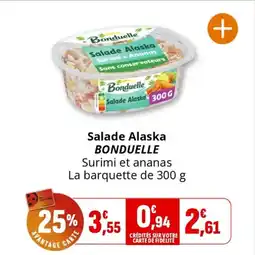 Coccimarket BONDUELLE Salade Alaska offre