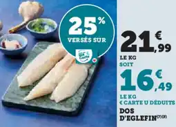 Super U Dos d'eglefin offre