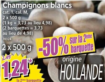 Norma Champignons blancs offre