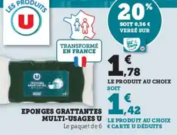 Super U Eponges grattantes multi-usages u offre
