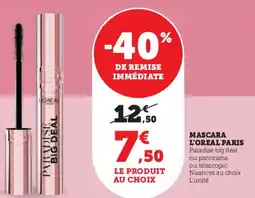 Hyper U MASCARA L'OREAL PARIS offre