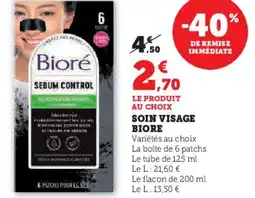 Hyper U Soin visage biore offre