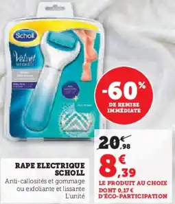 Hyper U Rape electrique scholl offre