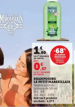 Hyper U Shampooing le petit marseillais offre