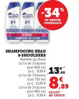 Hyper U Shampooing head & shoulders offre