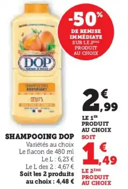 Hyper U Shampooing dop offre