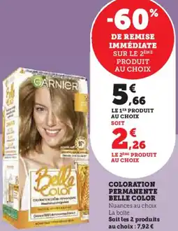 Hyper U Coloration permanente belle color offre