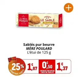 Coccimarket MÈRE POULARD Sablés pur beurre offre