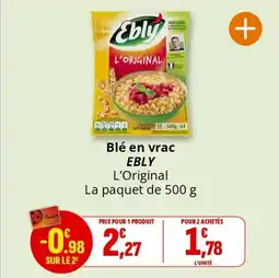 Coccimarket EBLY Blé en vrac offre