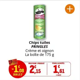 Coccimarket PRINGLES Chips tuiles offre