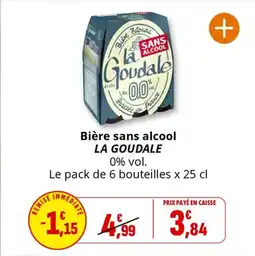 Coccimarket LA GOUDALE Bière sans alcool offre