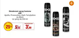 Coccimarket AXE Déodorant spray homme offre
