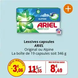 Coccimarket ARIEL Lessives capsules offre