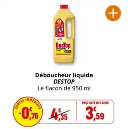 Coccimarket DESTOP Déboucheur liquide offre