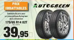 Autobacs AUTOGREEN Exemple de prix pour un pneumatique Autogreen de la dimension offre
